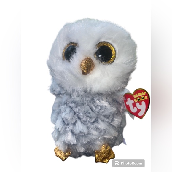 Ty Beenie Baby Boos Owlette NWT Stuffed Animal Plush Stuffie Kids Toy 6" Owl - Picture 1 of 14